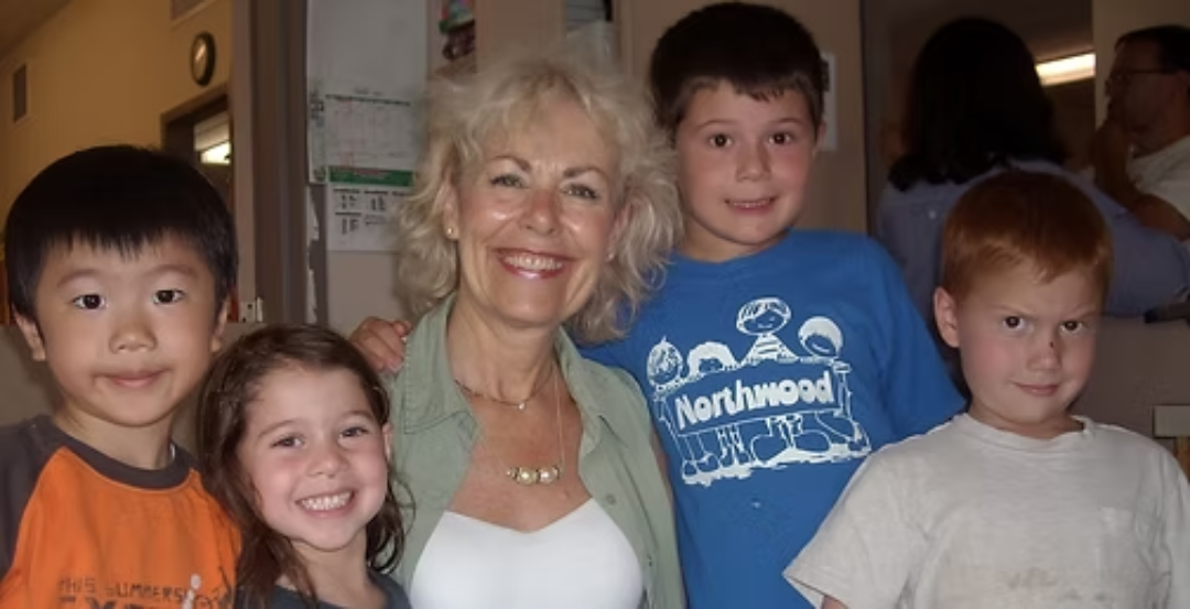 Heather Spear, Director of Northwood Montessori, with children